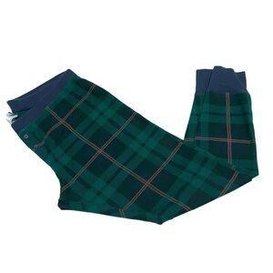 Old Navy Thermal Green and Blue Plaid Pajama Legging Size X-Large